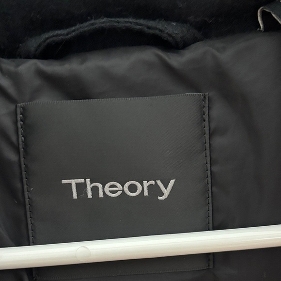 Theory Women's Midnight Black Puffer Jacket - Picture 2 of 6